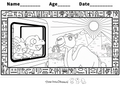 Dino Train to Egypt – Free Coloring Page for Kids