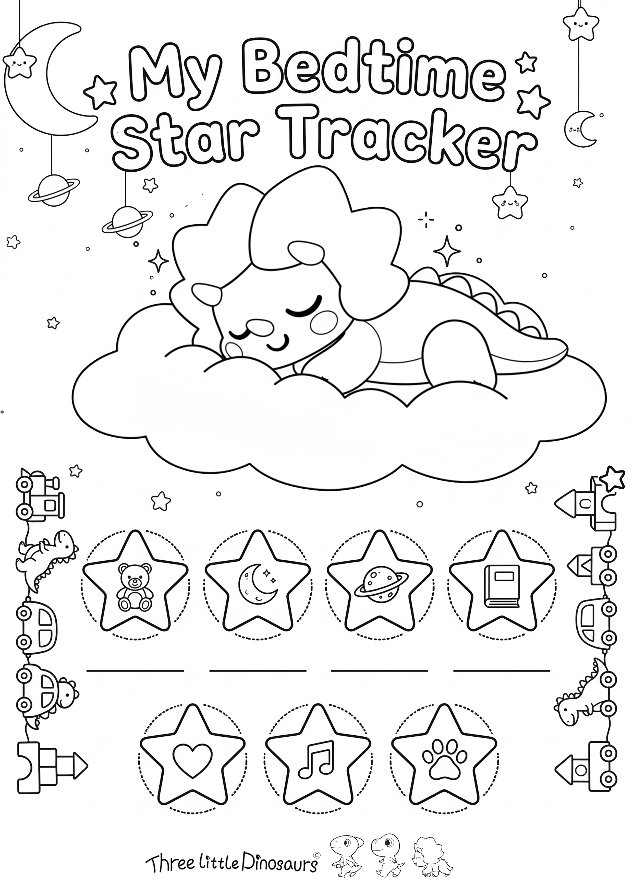 My Bedtime Star Tracker – Free Printable for Kids