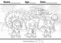 Dino Dragon Dance – Free Chinese New Year Coloring Page for Kids