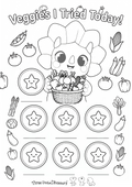 Veggies I Tried Today! – Free Printable Tracker for Kids